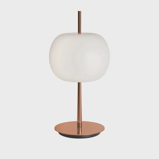 kdln LED tafellamp KUSHI, koper, hoogte 32 cm, dimmer, CCT