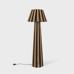 Bold Monkey Stripe it up Vloerlamp - Zwart