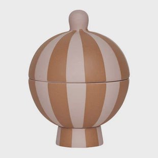 OYOY Living Toppu Voorraadpotje - Karamel / Roze