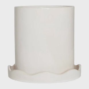 OYOY Living Nami Bloempot Ø 21 cm - Wit