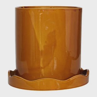 OYOY Living Nami Bloempot Ø 27 cm - Amber