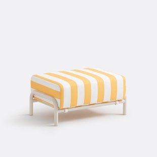 Poef/voetensteun in metaal staal, Thomes