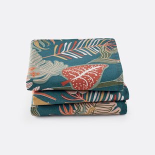 Set van 3 bedrukte servetten Tropic