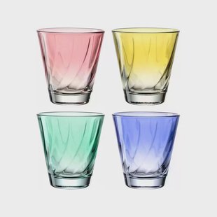 Leonardo - Drinkglas 215ml Twist - 4 stuks