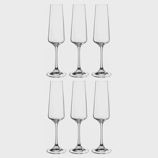 Leonardo - PALADINO Champagne Glazen 220 ml - 6 stuks