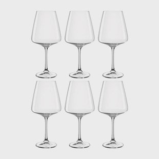 Leonardo - PALADINO Rode Wijnglazen 660 ml - 6 stuks