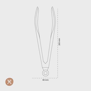 Tools2Cook - Siliconen Keukentang Black Pepper