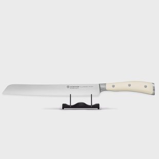 Wusthof - Classic Ikon Broodmes Creme met dubbele kartelrand 23 cm