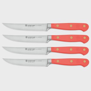 Wusthof - Classic Steakmessenset 4-delig Coral Peach