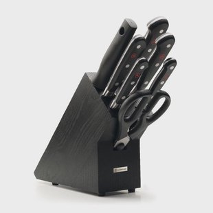 Wusthof - Classic Messenset 7-delig met zwart blok
