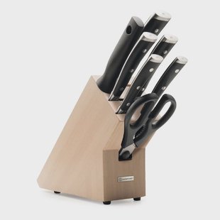 Wusthof - Classic Ikon 7-delige Messenset met Messenblok