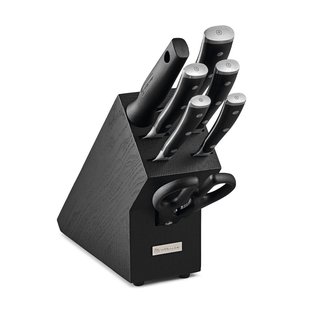 Wusthof - Classic Ikon 6-delige Messenset met zwart messenblok