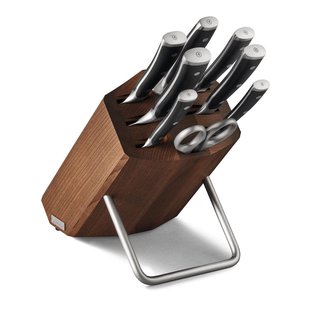 Wusthof - Classic Ikon 8-delige Messenset met bruin messenblok