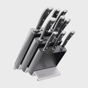 Wusthof - Classic Ikon 9-delige Messenset met zwart messenblok