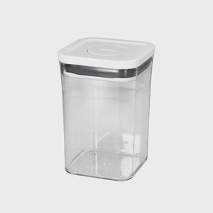 OXO - POP 2.0 Klein vierkant laag, 1,0 liter