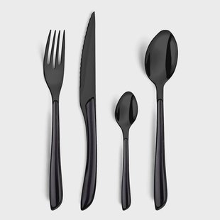 Amefa - Lumino 16-delige Bestekset - Zwart