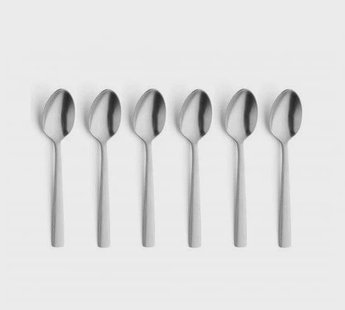 Amefa - Ventura 6 Theelepels - Mat Zilver