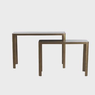 Light & Living - Side OXE - 120x35x80cm - Brons - Set van 2