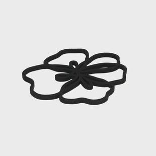 Tools2Cook - Siliconen Onderzetter Anemone Black