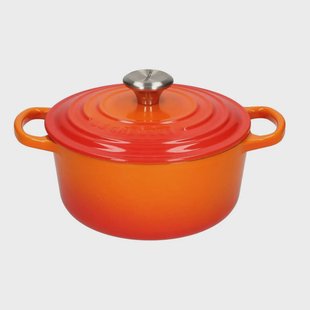 Le Creuset - Signature Braadpan Oranjerood 18 cm