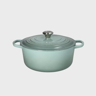 Le Creuset - Braadpan Signature rond Sea Salt 24cm 4,2l