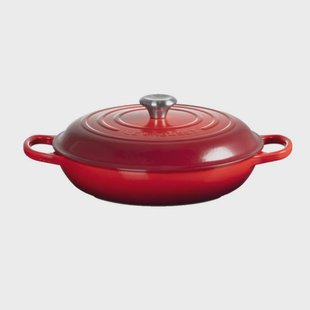 Le Creuset - Signature Campagnard Braadpan Kersenrood 30 cm