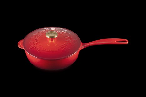 Le Creuset - Holly Collection sauspan ø 21 cm gietijzer Rood