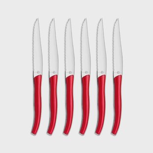 Amefa - Sky Lag 6 Steakmessen - Rood