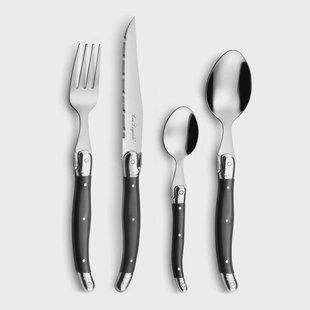 Lou Laguiole - Tradition 24-delige Bestekset - Antraciet