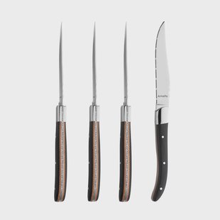 Amefa - Promo Steak 4 Steakmessen - Zwart