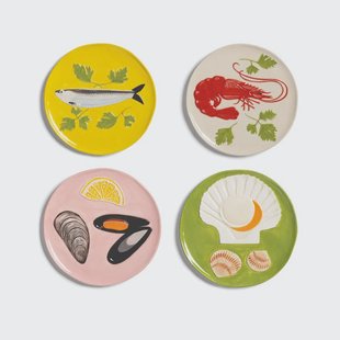 &Klevering - Bord de la mer set van 4