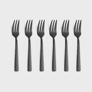 Amefa - Felicity 6 Gebaksvorkjes - Zwart