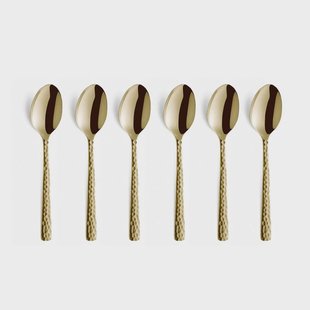 Amefa - Felicity 6 Koffielepels - Champagne