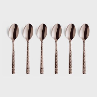 Amefa - Felicity 6 Koffielepels - Rose Champagne