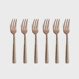 Amefa - Felicity 6 Gebaksvorkjes - Rose Champagne