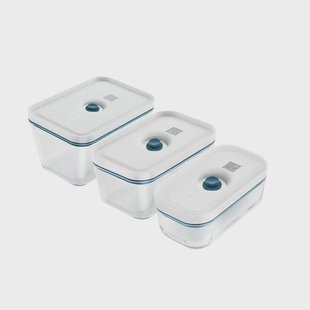 Zwilling - Fresh & Save Set bewaarboxen S/M/L glas