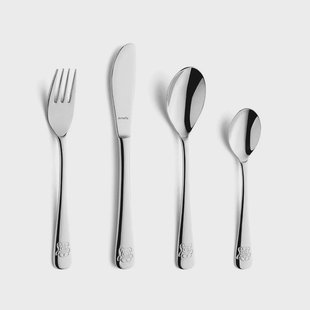 Amefa - Teddy 4-delig Kinderbestek