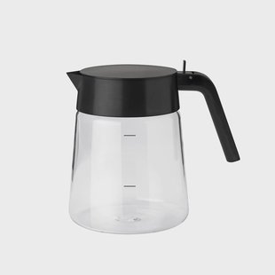 Stelton - Nohr Glazen Waterkan - Zwart Metallic