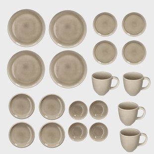 Blomus - Canju Serviesset 4 pers, 20 delig Moonbeam