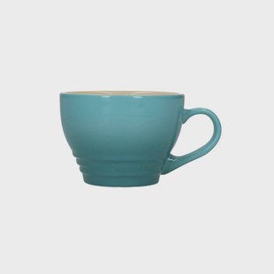 Le Creuset - Grote Cappuccino Mok Caribbean Blue 0,4l