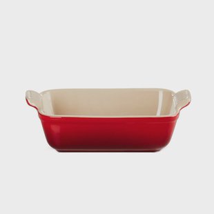 Le Creuset - Heritage Ovenschaal rechthoekig Kersenrood 19 x 14 cm