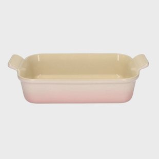 Le Creuset - Heritage Ovenschaal rechthoekig Shell Pink 26 x 19 cm