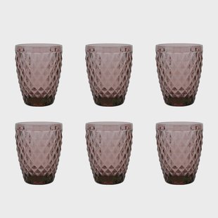Medard de Noblat - Diamond Drinkglas 22cl Paars (set van 6)