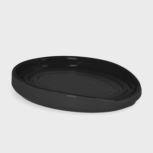 Le Creuset - Lepelhouder ovaal Mat Zwart 15cm