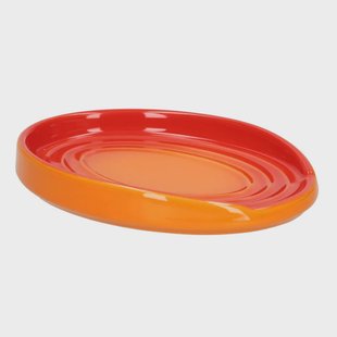 Le Creuset - Lepelhouder ovaal Oranjerood 15cm