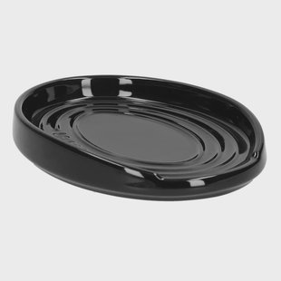 Le Creuset - Lepelhouder ovaal Ebbenzwart 15cm
