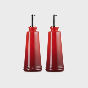 Le Creuset - Olie- en Azijnset Kersenrood 20x9cm 0,3l - 2 stuks