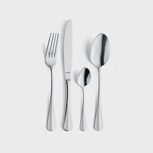 Amefa - Baguette 24-delige Bestekset in Luxe Houten Kist - Zilver