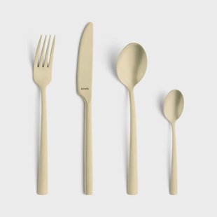 Amefa - Manille Stonewash 16-delige Bestekset - Champagne