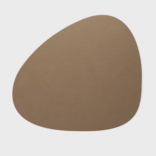 Lind DNA - Placemat Curve L Nupo Klei Bruin